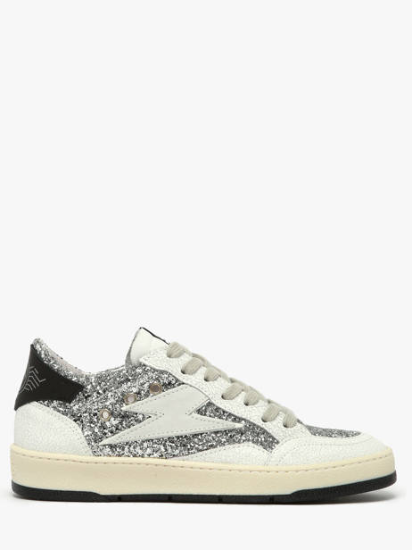 Sneakers Uit Leder Semerdjian Zilver accessoires DANY